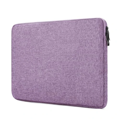 ProElife 13-Inch Laptop Sleeve Case for 2024 MacBook Air 13.6 inch with M3 Chip (A3113) Accessory Traveling Carrying Bag Cover Water-Resistant Simple Case for MacBook Air 13.6'' M3 2024 (Purple)