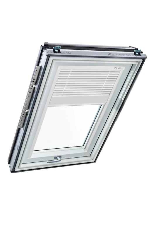 Original Roto ZJA Venetian Blind for Roof Windows - Guide Rail White Aluminium Venetian Blind for Designo R6/R8, i8 and Classic K 64/84 - Size 065/098 06/09 - Colour White