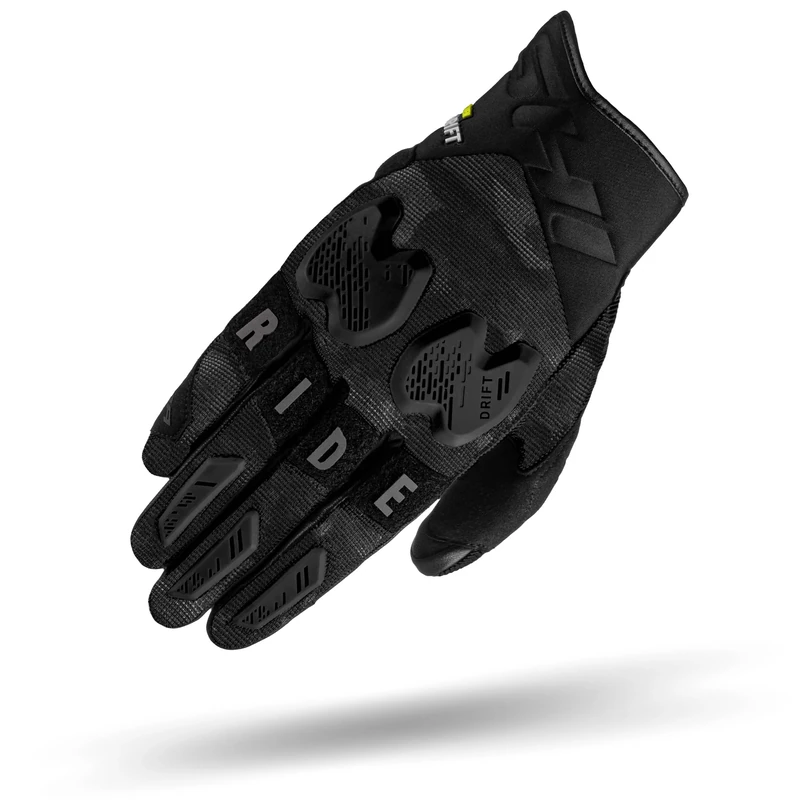 SHIMA DRIFT GLV Motorbike Gloves Men Leather Long Summer Biker Armoured Protectors Motorcycle Perforated Ventilated Reinforced Touchscreen Motorsport Glove Racing Motorbikes (Mens, Camo, S)
