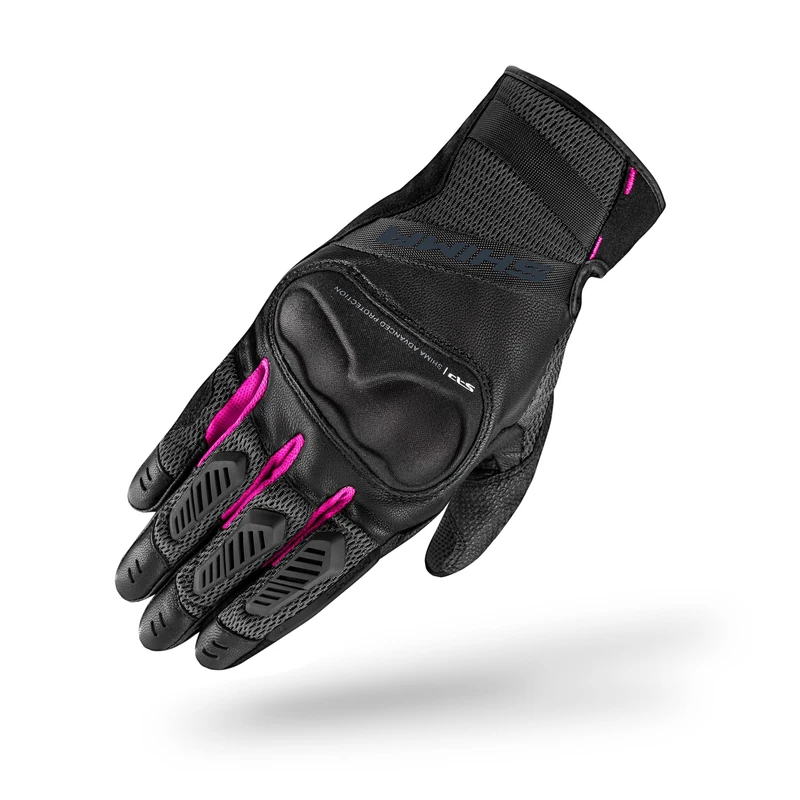 SHIMA HERO GLV Women's Leather Motorbike Gloves - Pink, M