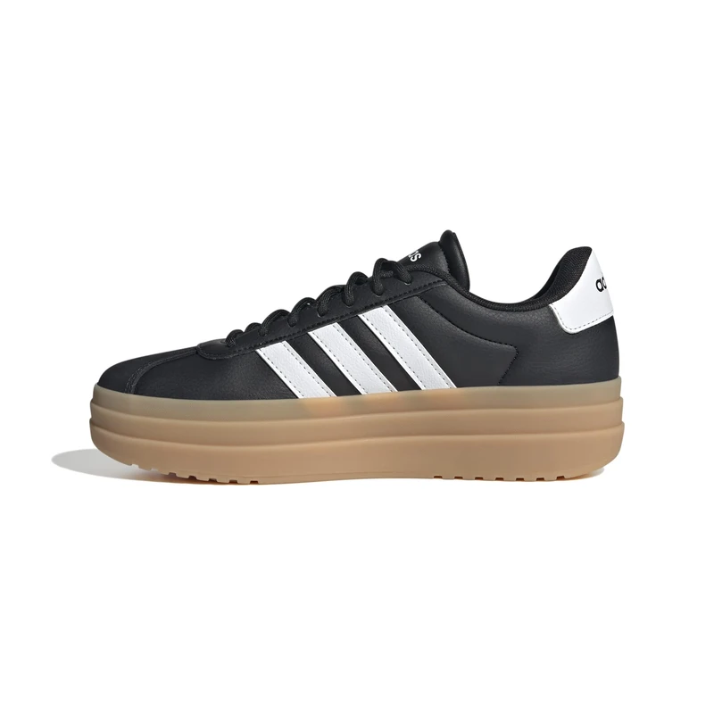 adidas Women's VL Court Bold Shoes, core Black/FTWR White/Cyber met., 6 UK