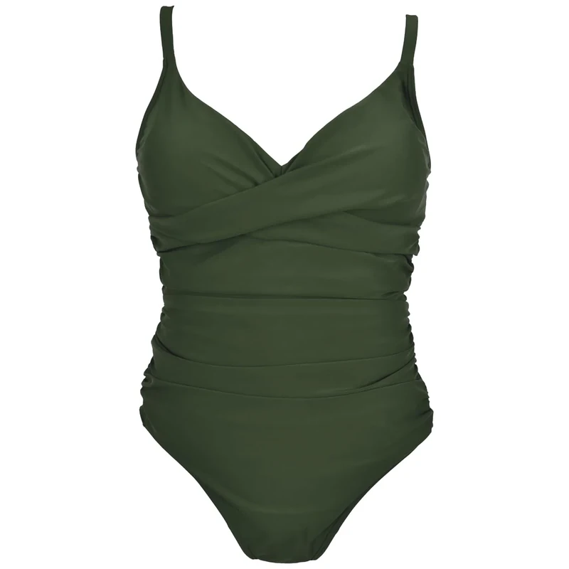 Splash About Ladies Tummy Control Swimsuit Forest Green Size 16