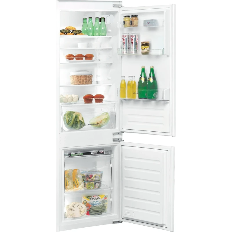 Indesit 273 Litre 70/30 Integrated Fridge Freezer - White