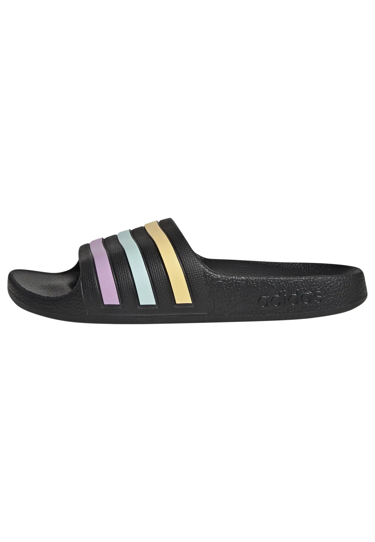 adidas Unisex Kids Adilette Aqua Slides Kids, core black/orange tint/halo mint, 5 UK
