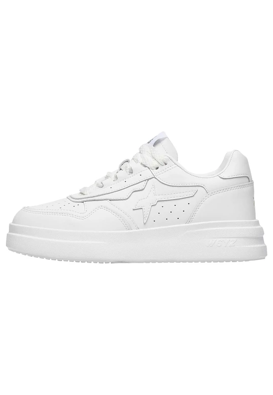 w6yz Xenia W. Trainers in Suede and Technical Fabric White, Ice White, White, red, 5 UK