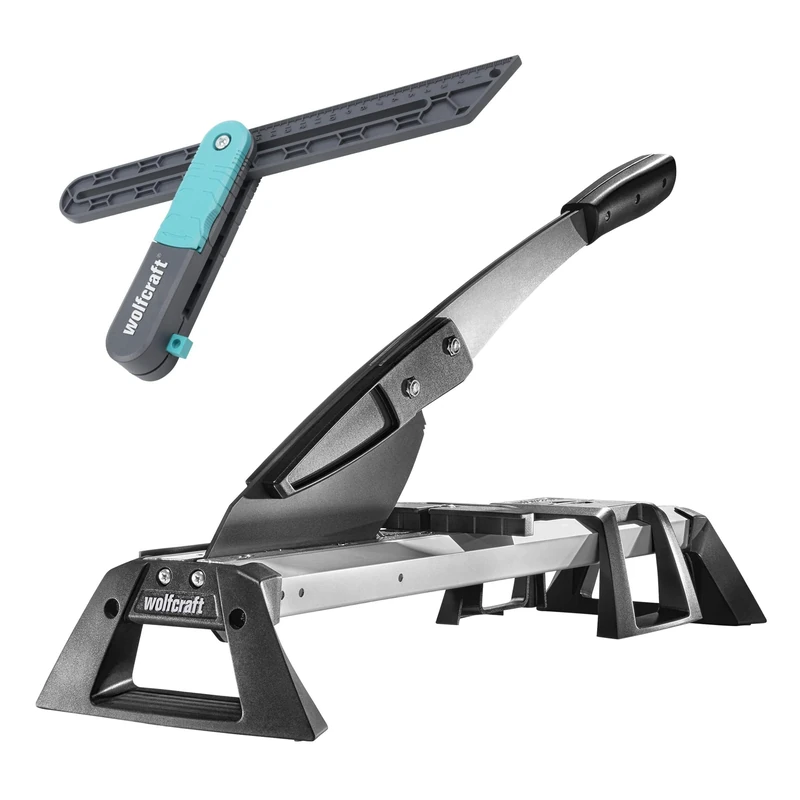 wolfcraft Project Set for Transferring Angles and Cutting Laminate I 8658000 I 2 Handy Tools for Laying Vinyl and Laminate