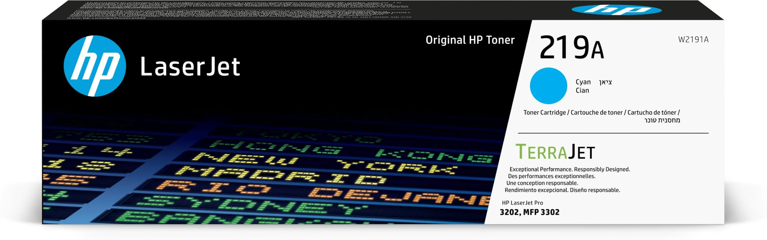 HP 219A Cyan Original LaserJet Toner Cartridge