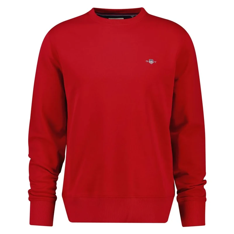 GANT REG Shield C-Neck Sweat, ruby red, S