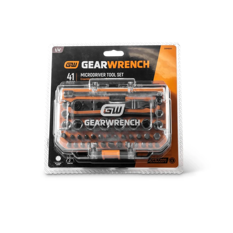 GEARWRENCH Set of 41 Ratchet microdrivers 6.35 mm | GWMBS41
