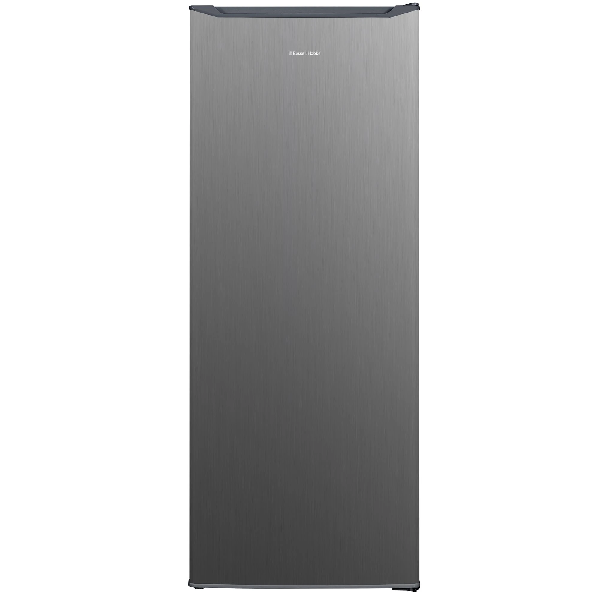 Russell Hobbs Freestanding Larder Fridge Stainless Steel 242 Litre with 4 Glass Shelves, 55cm Wide & 143cm Tall, Adjustable Thermostat, 2 Year Guarantee, RH143LF552E1SS