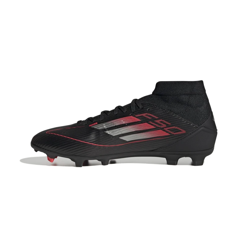 adidas Unisex F50 League Football Boots FG/MG, core Black/Iron met./Lucid red, 10.5 UK