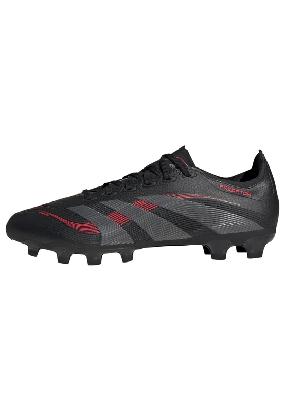 adidas Unisex Predator League Multi Ground Football Boots, Core Black/Grey Four/Lucid Red, 10 UK