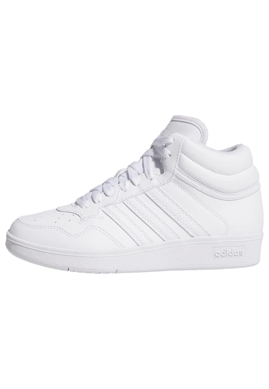 adidas Unisex Kids Hoops 4.0 MID Shoes, Cloud White/Cloud White/Core Black, 3.5 UK