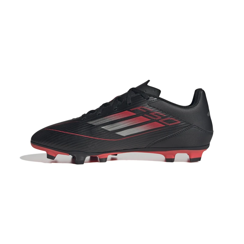 adidas Unisex F50 Club Football Boots FG/MG, core Black/Iron met./Lucid red, 9.5 UK