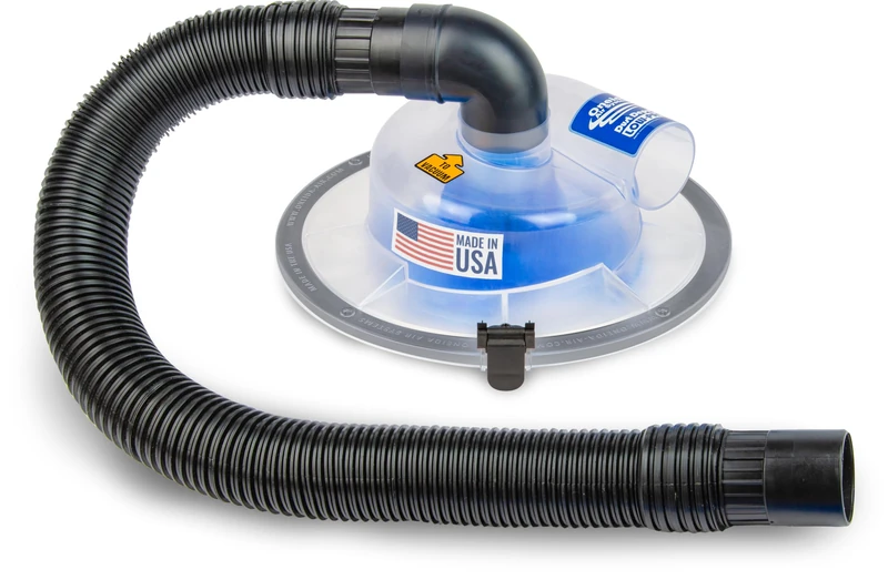 Dust Deputy Low-Pro Plus Lid Dust Separator Kit for Shop Wet Dry Vacuums - 2.5" Adapter & 3' Hose - Fits Standard 5 Gallon Buckets, USA Made - Image 1