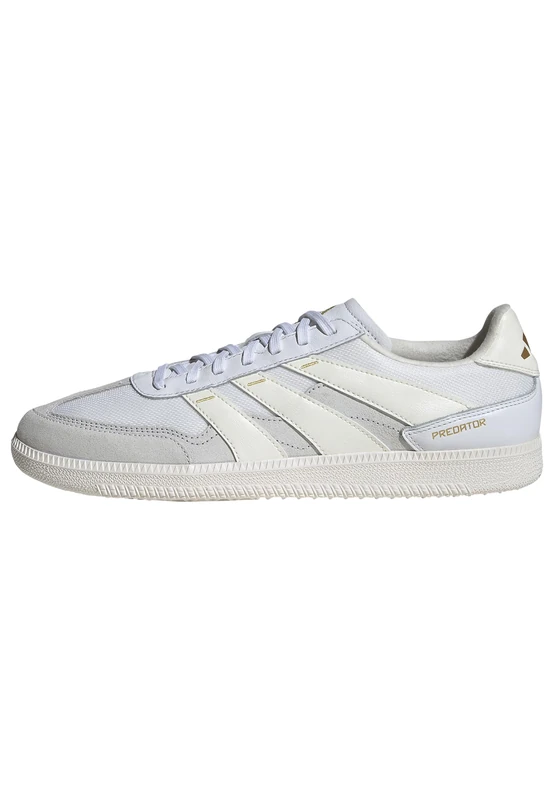 adidas Unisex Predator Freestyle Football Boots Indoor, Cloud White/Off White/Gold Metallic, 11 UK