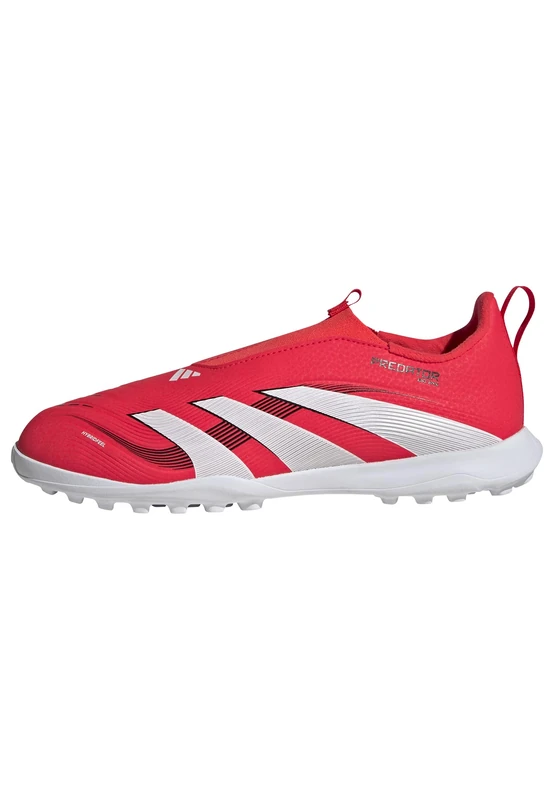 adidas Unisex League Laceless Turf Football Boots Kids, Lucid Red/Cloud White/Core Black, 2 UK