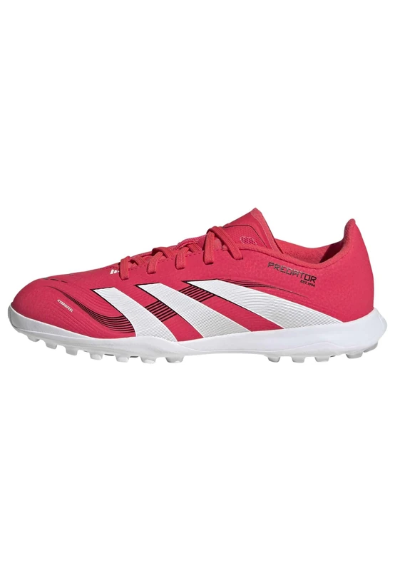 adidas Unisex League Turf Football Boots Kids, Lucid Red/Cloud White/Core Black, 2 UK