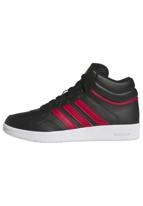 adidas Unisex Hoops 4.0 MID Shoes, core Black/Team Victory red/FTWR White, 10 UK