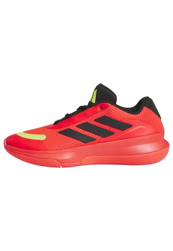 adidas Unisex BB Legends Low, Lucid red/core Black/Lucid Lemon, 6 UK