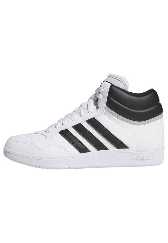 adidas Unisex Hoops 4.0 MID Shoes, Cloud White/Core Black/Grey Two, 6.5 UK