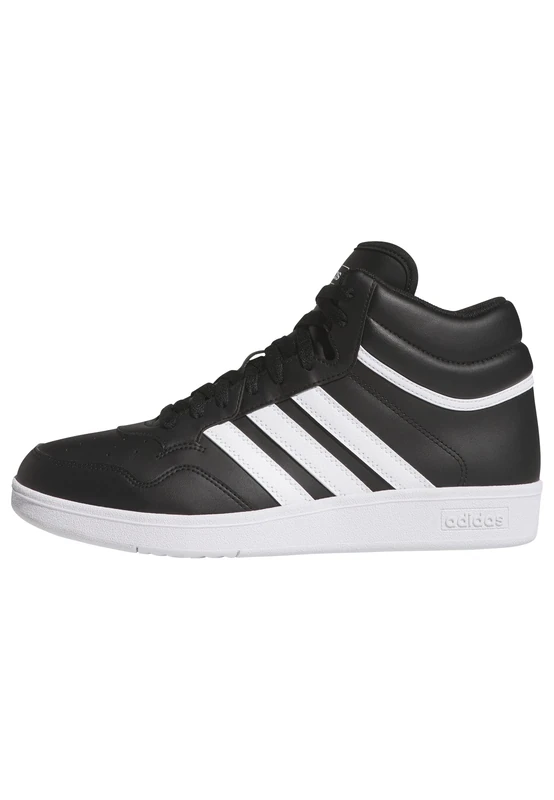 adidas Unisex Hoops 4.0 MID Shoes, Core Black/Cloud White/Core Black, 11.5 UK