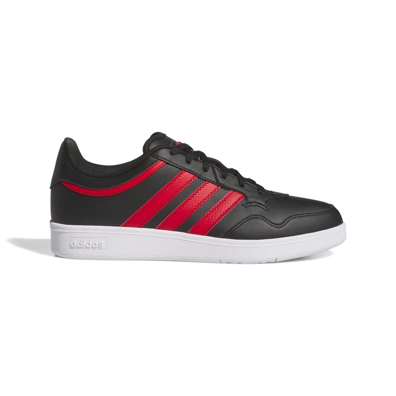 adidas Unisex Hoops 4.0 Shoes, core Black/Team Power red 2/FTWR White, 10.5 UK