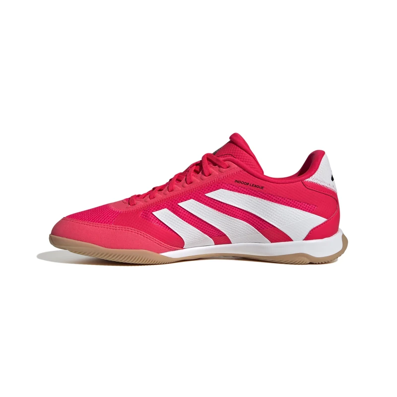 adidas Unisex Predator League Indoor Football Boots, Lucid red/FTWR White/core Black, 8.5 UK