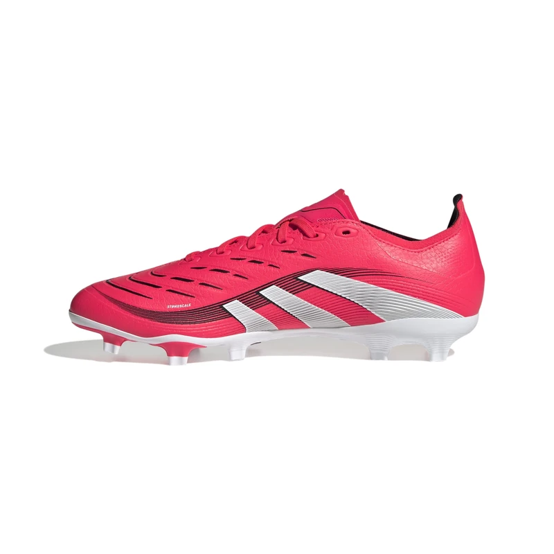 adidas Unisex Predator League Firm Ground/Multi Ground Football Boots, Lucid Red/Cloud White/Core Black, 9.5 UK