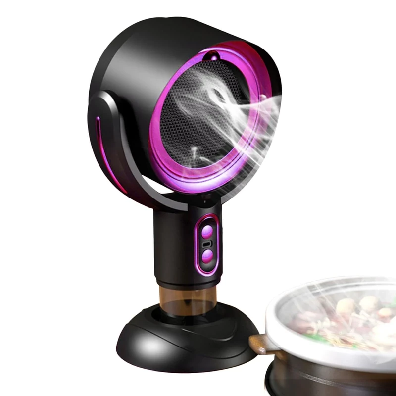 Veeteah Portable Extractor Hood - 360 Degrees USB Cooker Hood for Home BBQ Hot Pot