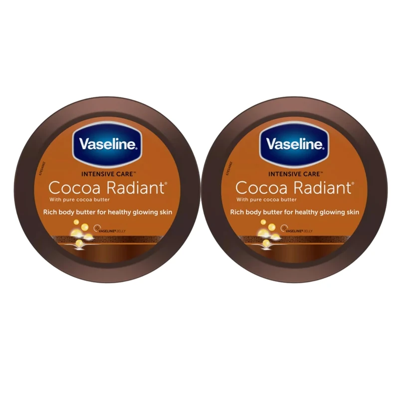 Cc1st Customers Come 1st Cocoa Body Butter - Vaseline Intensive Care Cocoa Radiant Body Butter 250ml - Pack of 2