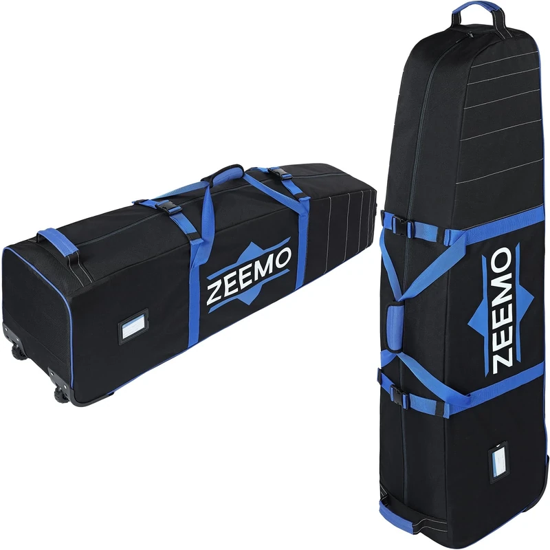 ZEEMO Golf Travel Bag, Midlle Openning, Black