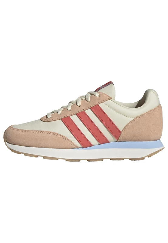 adidas Women's Run 60s 3.0 Shoes, Warm Vanilla/preloved Scarlet/Powder Coral, 5 UK