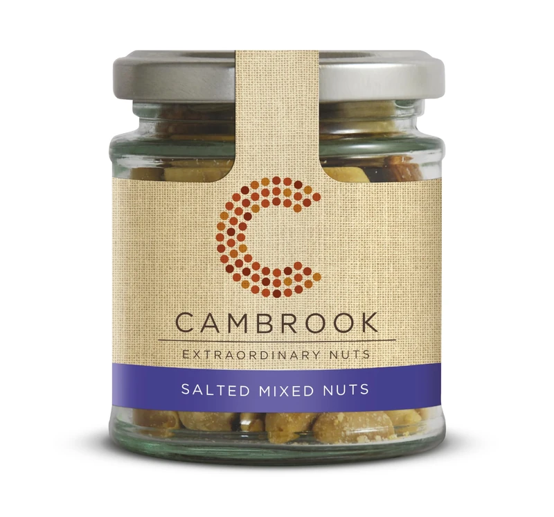 Cambrook - Premium Baked Mixed Nuts, 95g Jars, Pack of 15