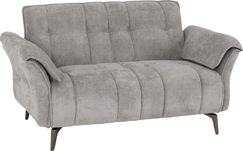 Seconique Amalfi 2 Seater Sofa in Grey Fabric