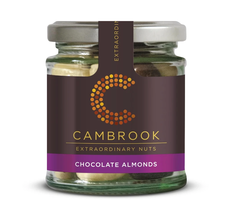 Cambrook - Chocolate Almonds, Vegetarian, 15 x 110g Jars