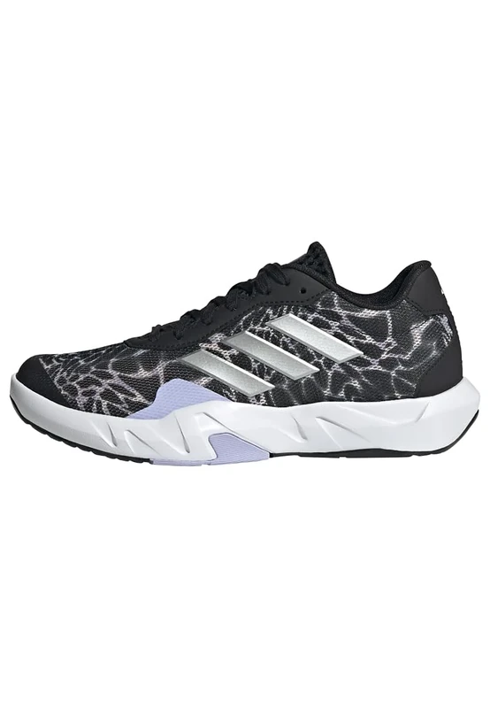 adidas Women's Amplimove Trainer Shoes, Core Black/Matte Silver/Cloud White, 4.5 UK