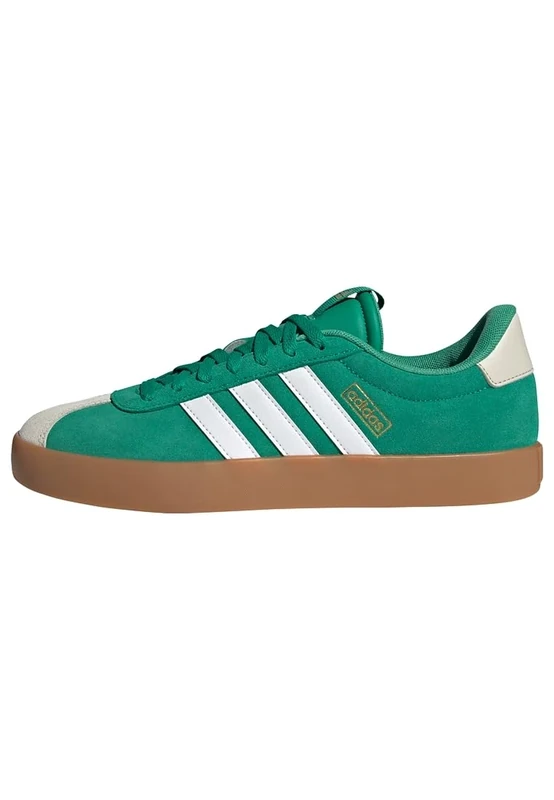 adidas Men's VL Court 3.0 Shoes, Court Green/Cloud White/Alumina, 5 UK