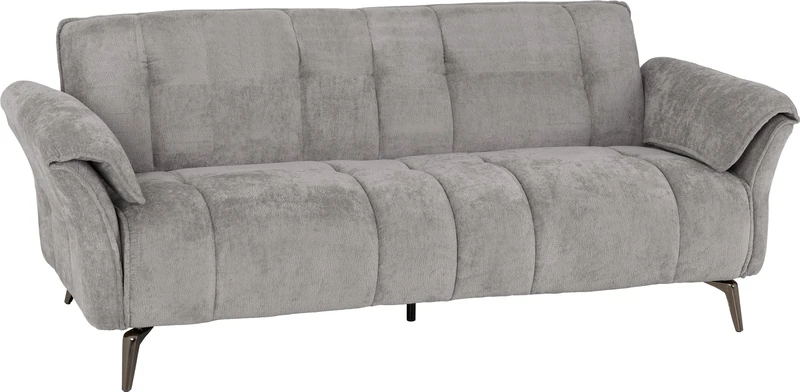 Seconique Amalfi 3 Seater Sofa in Grey Fabric