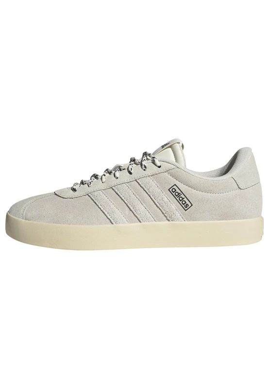 adidas Men's VL Court 3.0 Shoes, Off White/Off White/Ivory, 4 UK