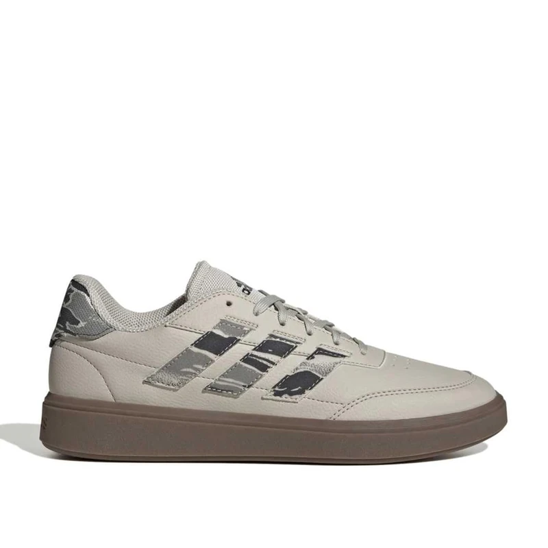 adidas Men's COURTBLOCK Shoes, Wonder Alumina/Silver Pebble/Carbon, 7.5 UK