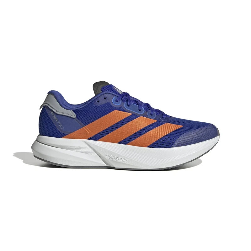 adidas Men's Duramo Speed 2 Running Shoes, Lucid Blue/Impact Orange/Halo Silver, 8.5 UK
