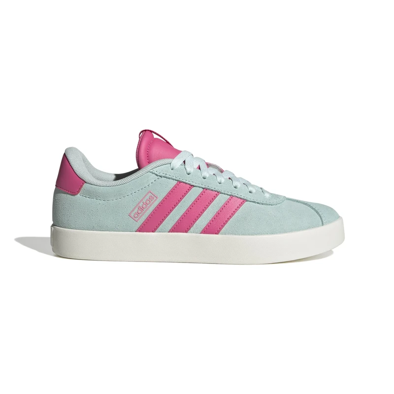 adidas Women's VL Court 3.0 Shoes, Halo Mint/Pulse Magenta/Bliss Pink, 5 UK