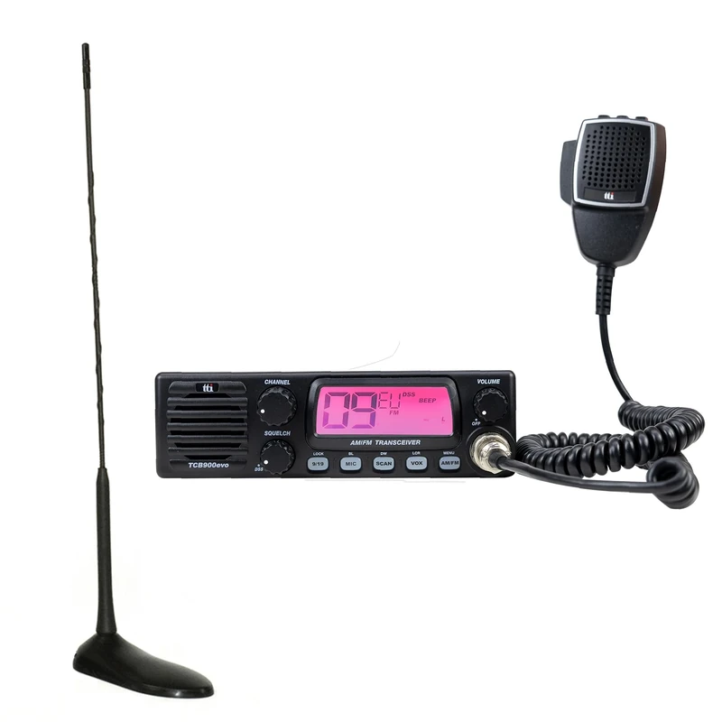 CB TTi TCB-900 EVO radio station + PNI Extra 45 CB antenna with magnet