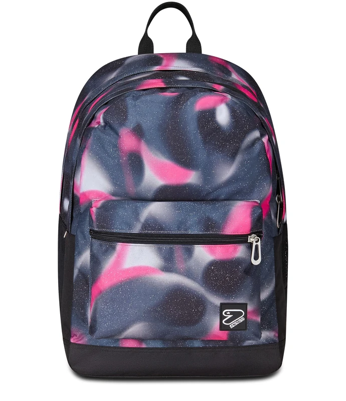 Seven Detach The Double, Shadow Up Pro XXL Reversible School Backpack, Black Fuchsia, 3 Backpacks in 1, Double Compartment with Wireless Earphones, PC Pocket and Water Bottle Pocket, Medium Upper