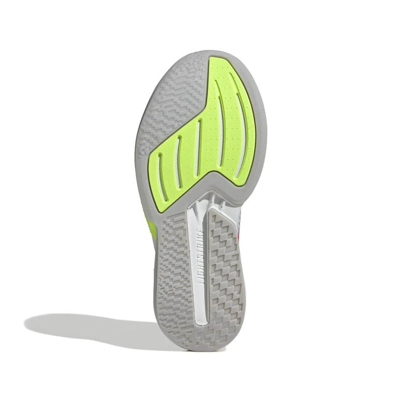 adidas Women's Duramo Speed 2 Running Shoes, Dash Grey/Lucid red/Lucid Lemon, 6 UK