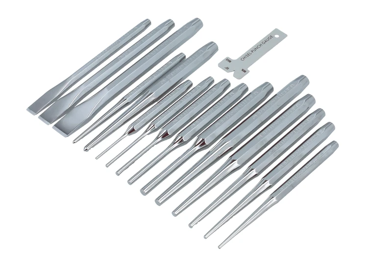 Laser 8869 Punch & Chisel Set 16pc