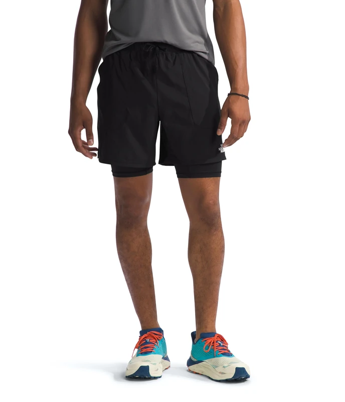 The North Face Men's Sunriser 2In1 6In Shorts, TNF Black-Npf, XS