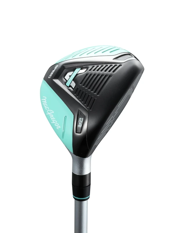 MacGregor V-Max Speed Lightweight Hybrid Golf Club Regular Flex, 24, 27 and 30 Degree Lofts, Ladies Right Hand, Turquoise