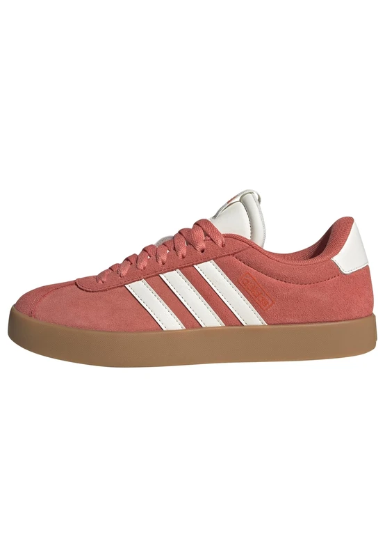 adidas Women's VL Court 3.0 Shoes, preloved Scarlet/core White/Bright red, 7.5 UK